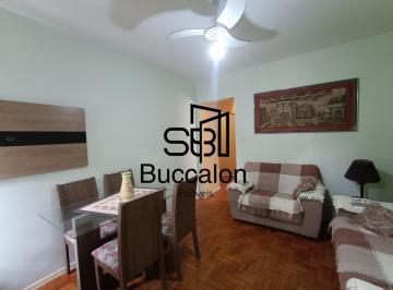 Sala · Venda | Porteira Fechada | Apartamento no Boqueirão — Santos/SP | 64m² • 1 Dorm • Portaria 24h