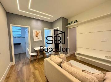 Apartamento · 55m² · 2 Quartos · Apartamento para venda com 2 dormitórios mobiliado, a 50 metros da praia