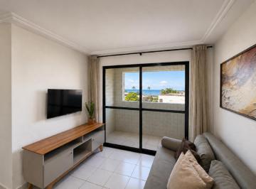 Apartamento · 62m² · 2 Quartos · 2 Vagas · Apartamento mobiliado vista mar à venda, 2 quartos, 1 suíte, 2 vagas, Cabo Branco - João Pessoa/PB
