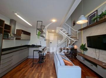 Apartamento · 60m² · 1 Quarto · 1 Vaga · Locação Apartamento com 1 Quarto no Brooklin Novo (Prox. a Estação de Trem )