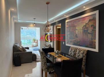 Apartamento · 70m² · 2 Quartos · 1 Vaga · APARTAMENTO COM 2 DORMITÓRIOS SENDO 1 SUITE À VENDA, 70m² - VILA GALVÃO - GUARULHOS/SP