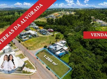 Terreno · 1260m² · Condomínio Terras da Alvorada - Terreno em declive com 1.260 m² em condomínio fechado, ideal para pr