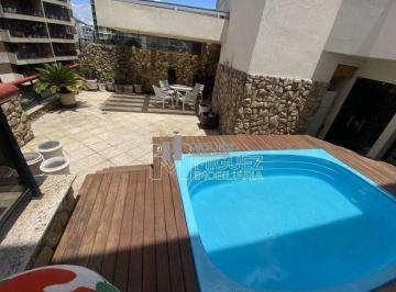 Apartamento · 256m² · 4 Quartos · 2 Vagas · Elegante  Cobertura com 4 quartos, (suite) churrasqueira - Piscina -Sauna - Portaria 24h - Rua José 