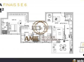 Foto 01 · RA Amil Vende apartamento- Repasse -  3 suítes , Home Club Urbanova , 102 m² - Urbanova - SJCampos
