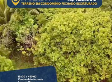 Terreno , Camaçari · ️ Lote Plano 450m² com Duas Frentes – Escriturado no Condomínio Enseada do Jacuípe 125 mil
