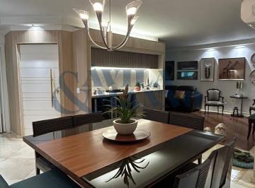 SALA DE JANTAR · Apartamento à venda no Jardim Anália Franco, São Paulo-SP: 3 quartos, 3 suítes, 1 sala, 5 banheiros,