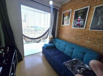 Living · Apartamento 51m² - 2 domirtórios (1 suíte), 2 banheiros e 1 vaga - Saúde