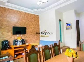 Sala · Sobrado com 3 dormitórios à venda, 197 m² por R$ 680.000,00 - Vila Eldízia - Santo André/SP