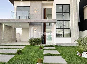 Casa · 202m² · 4 Quartos · 2 Vagas · Terras Alphaville Camaçari - Terras Alphaville Camaçari | Casa duplex com 4/4, sendo 3 suítes e espa