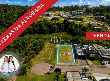 Terreno · 820m² · Condomínio Terras da Alvorada - Exclusivo: Terreno Declive de 820 m² em Rua Sem Saída | Terras da Al
