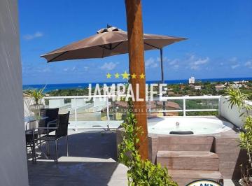 Casa · 129m² · 3 Quartos · 1 Vaga · CASA JACUMÂ COM HIDRO VISTA PARA O MAR
