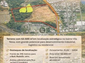 Terreno · 62500m² · Oportunidade Estratégica – Área para Indústria ou Condomínio Residencial - bairro Vila Nova – Joinvi