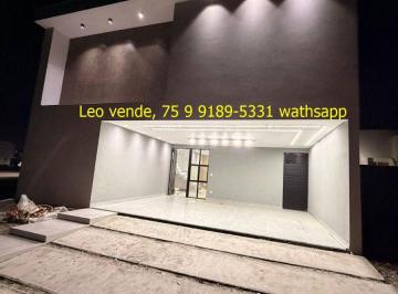Casa de 5 quartos, Feira de Santana · Leo vende, bairro Recanto das Flores, 54 c 3 suítes, closet, piscina e goumert