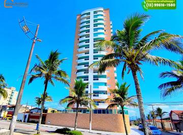 Apartamento de 2 quartos, Mongaguá · Apartamento varanda gourmet com vista mar