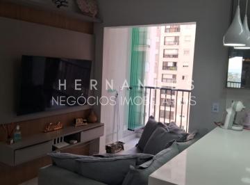 Foto 01 · Venda de Apartamento Impecável em Alphaville Empresarial, Barueri-SP: 2 quartos, 2 salas, 1 banheiro