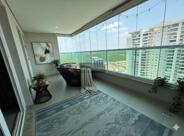 Apartamento · 138m² · 3 Quartos · 2 Vagas · Condomínio Brasil Beach home resort - Apartamento Brasil Beach - 138m² - 3 Suítes - Vista Lagoa e Ch