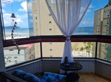 Apartamento de 2 quartos, Praia Grande · Apartamento com Jeito de Casa, vista mar e mobiliado na Guilhermina em Praia Grande - SP