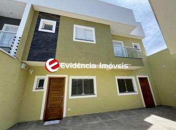 Casa · 76m² · 2 Quartos · 2 Vagas · Sobrado Residencial à Venda em Santo André – Parque Jaçatuba, 152 m² (76+76)