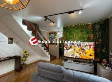 Casa · 215m² · 4 Quartos · 2 Vagas · Sobrado residencial à venda no Jardim Las Vegas, Santo André – 215 m² internos + 155 m² externos