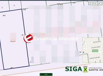 Terreno · 252m² · Terreno à venda, 252 m² por R$ 765.000 - Vila Scarpelli - Santo André/SP
