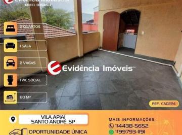 Casa · 80m² · 2 Quartos · 2 Vagas · Casa à venda, 80 m² por R$ 379.999,00 - Vila Apiaí - Santo André/SP