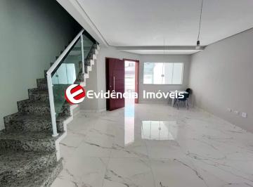Casa · 150m² · 3 Quartos · 4 Vagas · Sobrado Residencial com 3 Suítes em Vila Scarpelli, Santo André — Financia