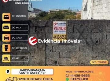 Terreno · 125m² · Terreno à venda, 125 m² por R$ 185.999,99 - Jardim Ipanema - Santo André/SP