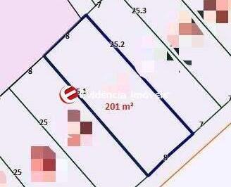 Terreno · 201m² · Terreno à venda, 201 m² por R$ 380.000 - Jardim Stella - Santo André/SP