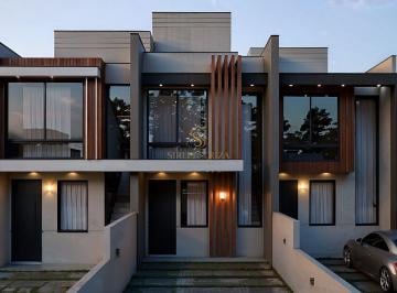Casa · 110m² · 3 Quartos · 1 Vaga · Sobrado em loteamento planejado com 110,73m2 de área construída localizado aproximadamente 3,5km da 
