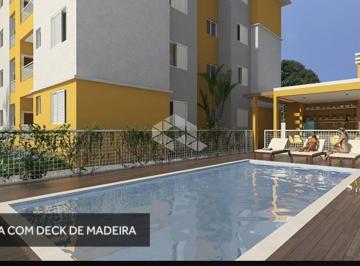 Apartamento · 57m² · 2 Quartos · 1 Vaga · APARTAMENTO 2 QUARTOS, SACADA COM CHURRASQUEIRA, CONDOMINIO COM PISCINA