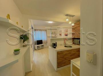 Apartamento · 28m² · 1 Quarto · 1 Vaga · Le Premier, flat disponível para locação contendo 28m², 1 dormitório e 1 vaga de garagem.