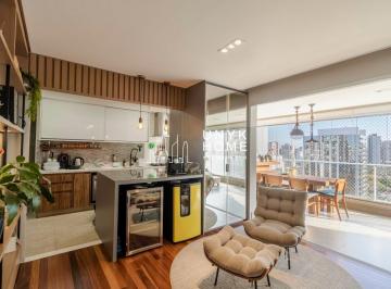 Apartamento · 134m² · 3 Quartos · 2 Vagas · Apartamento à venda no Brooklin, 134m², 3 suítes, 2 vagas + depósito, varanda gourmet