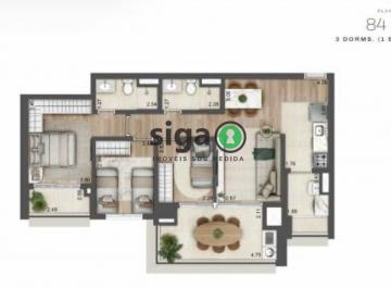 Apartamento · 84m² · 3 Quartos · 1 Vaga · Apartamentos de Alto Padrão com Lazer Exclusivo ao lada HIPICA DE SANTO AMARO