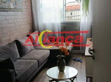 Apartamento · 44m² · 2 Quartos · Apartamento mobiliado com 44m², com 2 quartos à locação - Vila Nova Bonsucesso Guarulhos
