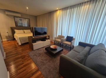 Apartamento · 43m² · 1 Quarto · 2 Vagas · Flat mobiliado na Vila Olímpia próximo à Faria Lima com serviços e estrutura completa para morar