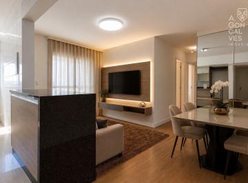 Apartamento · 79m² · 3 Quartos · 1 Vaga · Apartamento no The Must, 03 Quartos, Condomínio Clube, Novo Mundo, Curitiba.