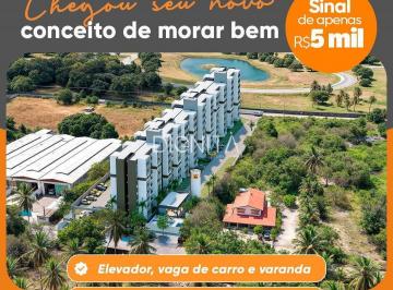 Apartamento · 57m² · 3 Quartos · 1 Vaga · Apartamento 3 Quartos com Suíte no Eusébio | Varanda + Excelente Localização