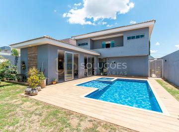 Casa · 370m² · 5 Quartos · 2 Vagas · 5 Quartos (3 Suítes c/ Closet) Armários Planejados + Fotovoltaica + Piscina + Banheira | Condomínio 