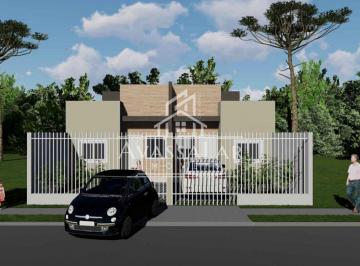 Casa · 59m² · 3 Quartos · 1 Vaga · Casa térrea com 2 dormitórios, 1 suíte à venda no Sítio Cercado - Curitiba PR
