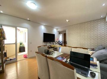 Sala/ Sala de jantar  · Apartamento com 3 dormitórios à venda, 88 m² por R$ 660.000,00 - Vila Valparaíso - Santo André/SP
