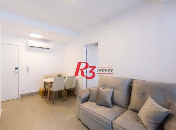 cd333d8a21d4f5ec0a0889174d0ee275021c0277 · Apartamento com 1 suíte para alugar, 54 m² por R$ 6.100/mês - Boqueirão - Santos/SP