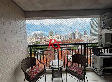 0d24f4a282cd361746ddc68b98226557b72b116c · Apartamento com 3 dormitórios à venda, 80 m² por R$ 800.000,00 - Gonzaga - Santos/SP