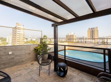 Apartamento · 180m² · 3 Quartos · 2 Vagas · Cobertura à venda no Menino Deus, Porto Alegre