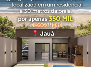 Casa de 4 quartos, Camaçari · Casa rua pública 4/4 piscina