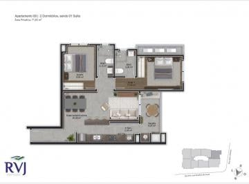 Planta humanizada final 08 - 2 dorms (imagem ilustrativa - mobili rio e decora o n o inclu dos) · Trindade | Apartamento 2 dorms + 1 vg e hb