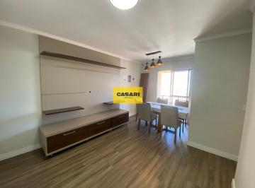Apartamento · 62m² · 3 Quartos · 1 Vaga · Apto 3 Quartos com Sacada e Planejados – Condomínio Mar Mediterrâneo Santo André