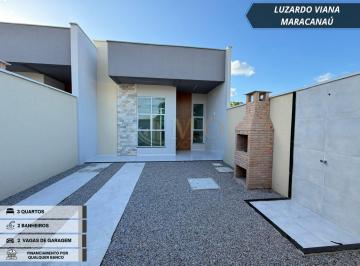 Casa · 3 Quartos · 2 Vagas · Casa com 3 quartos e 2 banheiros no Luzardo viana -maracanaú