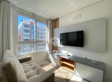 Apartamento · 50m² · 2 Quartos · 1 Vaga · Apartamento 02 quartos com box no bairro Navegantes em Capão da Canoa!