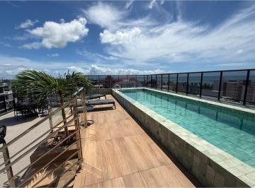 Apartamento · 22m² · 1 Quarto · 1 Vaga · Flat  mobiliado á venda a 250m da praia de Ponta de Campina, Cabedelo