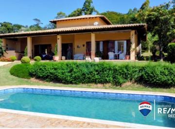 Casa · 526m² · 4 Quartos · 7 Vagas · Refúgio Exclusivo no Cond. Vale do Santa Fé – Vinhedo | Casa com 525m² em Terreno de 2.809m² | 4 Suí